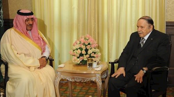 عبدالعزیز بوتفلیقه رئیس‌جمهور الجزایر - محمد بن نایف ولیعهد عربستان
