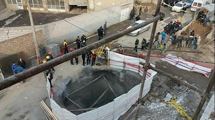 جان باختن سه کارگر زحمتکش در زیر آوار تونل در تبریز
