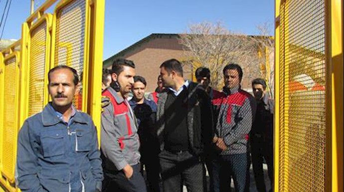 اعتصاب کارگران کارخانه گلاسبید در اراک