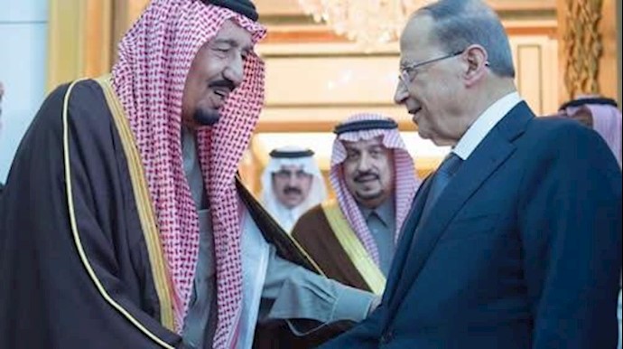 دیدار میشل عون با ملک سلمان پادشاه عربستان سعودی