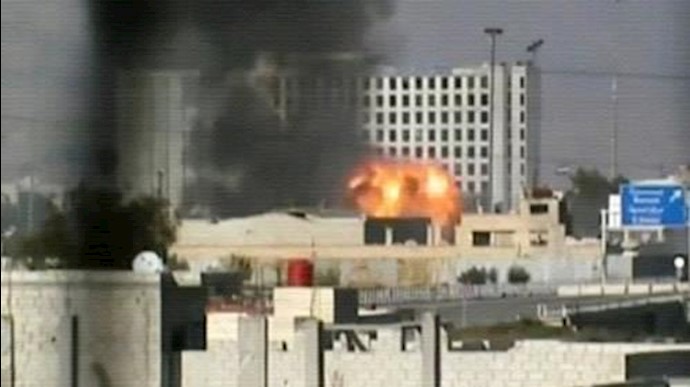 کشته شدن شماری از فرماندهان بالای رژیم اسد در انفجار  تونل