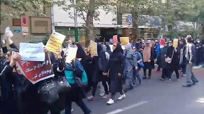 تظاهرات و راهپیمایی غارت‌شدگان در تهران 
