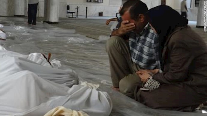 بمباران شیمیایی مردم سوریه