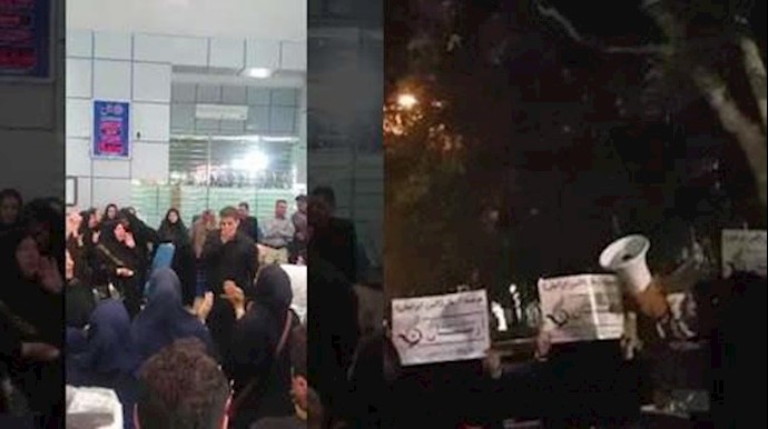 تحصن شبانه غارت‌شدگان اهواز
