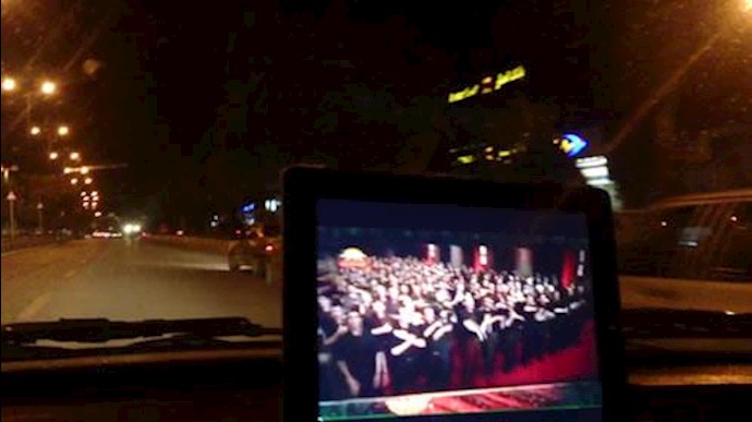 پخش تصاویر نوحه خوانی مجاهدان اشرفی در خیابانهای دورود