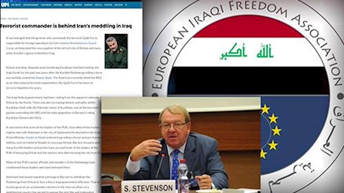 استرون استیونسون، رئیس بنیاد اروپایی آزادی عراق