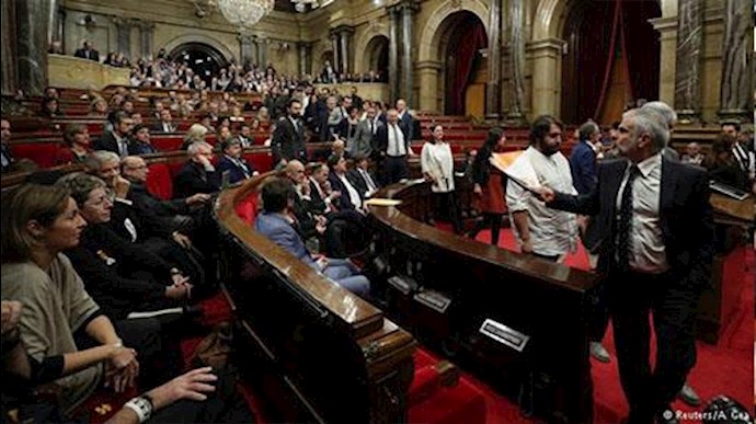 رأی‌گیری درباره استقلال در پارلمان کاتالونیا، ۲۷ اکتبر ۲۰۱۷