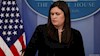 سارا سندرز سخنگوی کاخ سفید 
