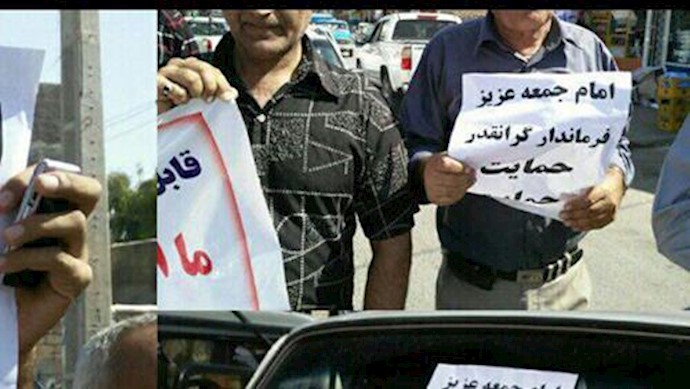 اعتراض جمعی از مردم لالی در استان خوزستان نسبت به گرانی برق