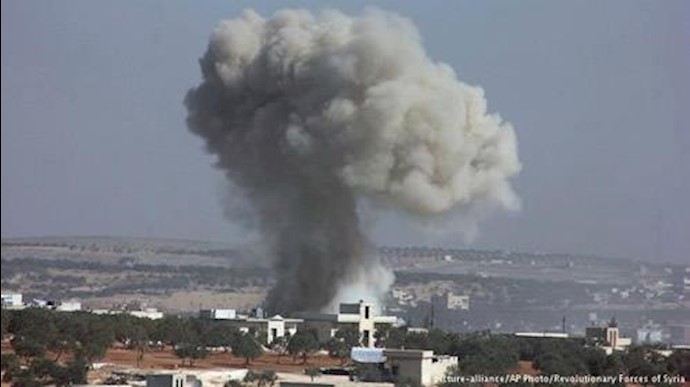 بمباران مردم سوریه توسط هواپیماهای جنگی