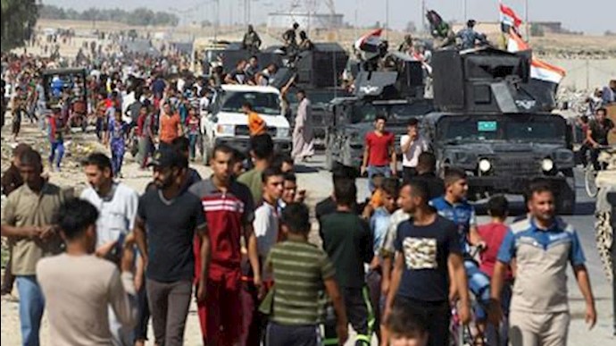 ورود نیروهای نظامی عراقی به شهر کرکوک