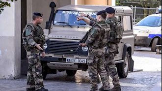 نیروهای عملیات سانتینل در خیابانهای پاریس
