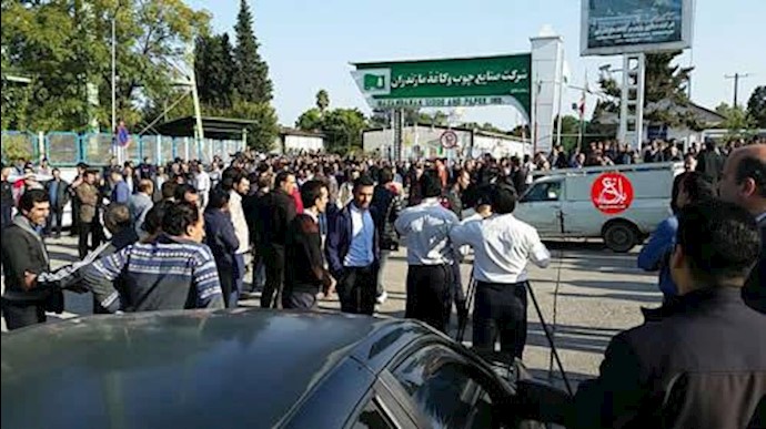 اعتصاب کارگران صنایع چوب کاغذ مازندران