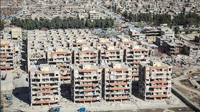 ویرانی خانه‌های موسوم به مسکن مهر در فاجعه زلزله کرمانشاه