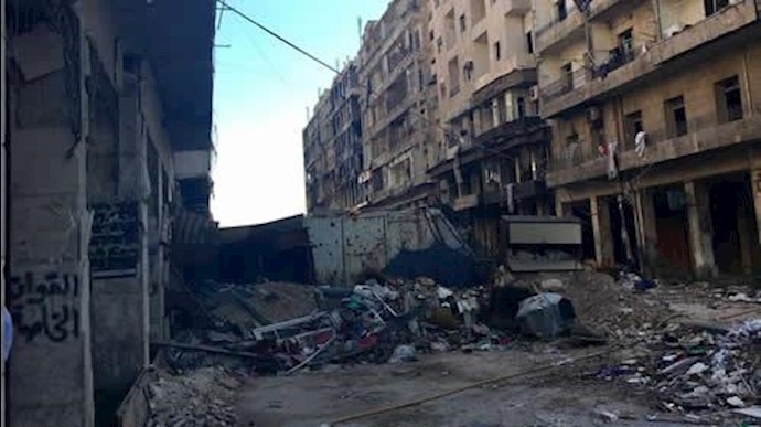بمباران شهرهای سوریه  توسط رژیم جنایتکار اسد -آرشیو