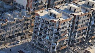 افتضاح ساختمانهای مسکن مهر در زلزله کرمانشاه