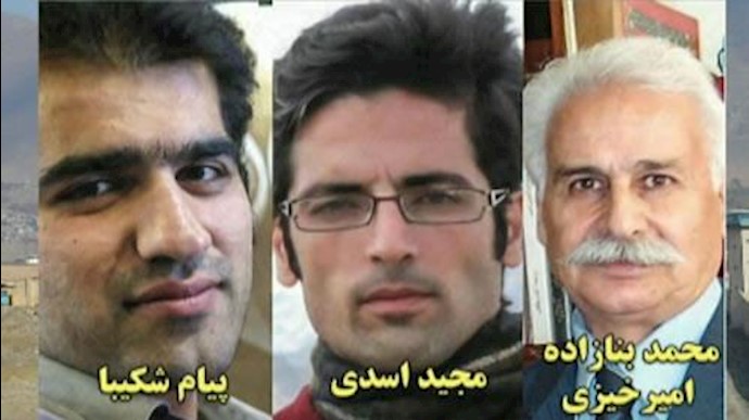 زندانیان سیاسی محمد امیرخیزی، مجید اسدی و پیام شکیبا 