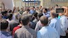 تجمع اعتراضی رانندگان سرویس مدارس یاسوج 