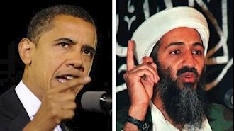 بن لادن و باراک اوباما 