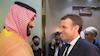 ماکرون رئیس جمهور فرانسه - محمد بن سلمان