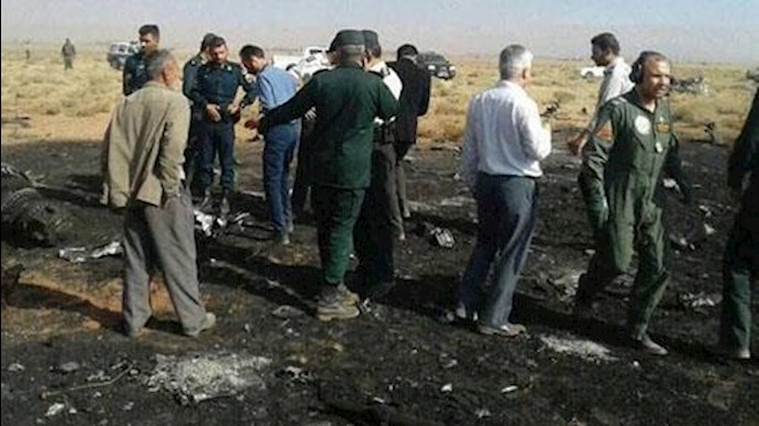 سقوط جنگنده سوخو در استان فارس و کشته شدن خلبان آن