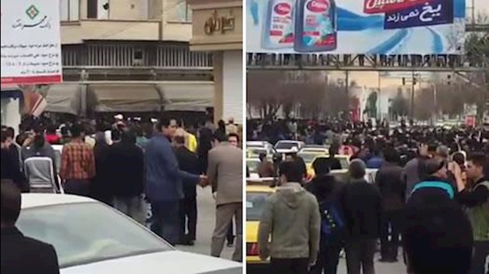 تظاهرات مردم کرمانشاه 
