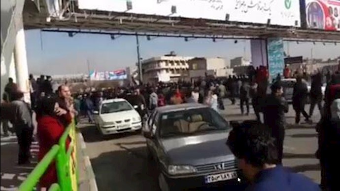 تظاهرات اعتراضی در کرمانشاه