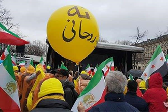 تظاهرات ایرانیان آزاده در پاریس - مریم رجوی: نجات حقوق بشر و محیط زیست ایران در گرو تغییر رژیم است