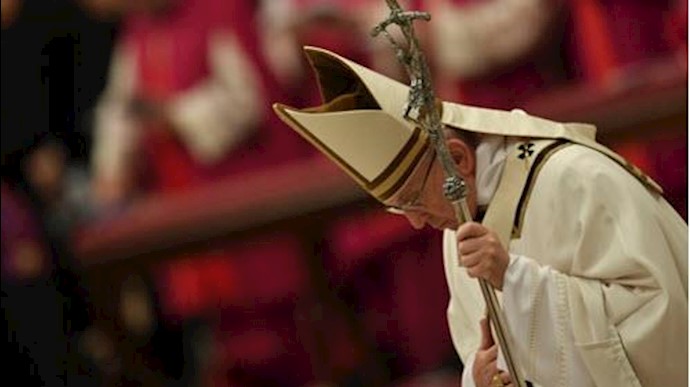 پاپ فرانسیس در مراسم کریسمس در واتیکان