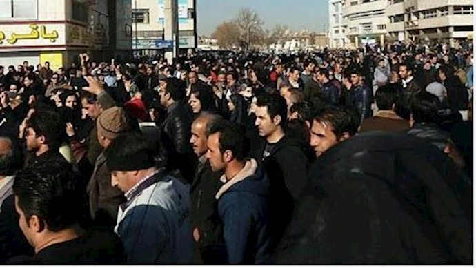 قیام مشهد نه به گرانی 7دی 96