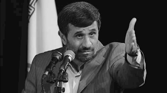 پاسدار احمدی‌نژاد رئیس جمهور پیشین ارتجاع