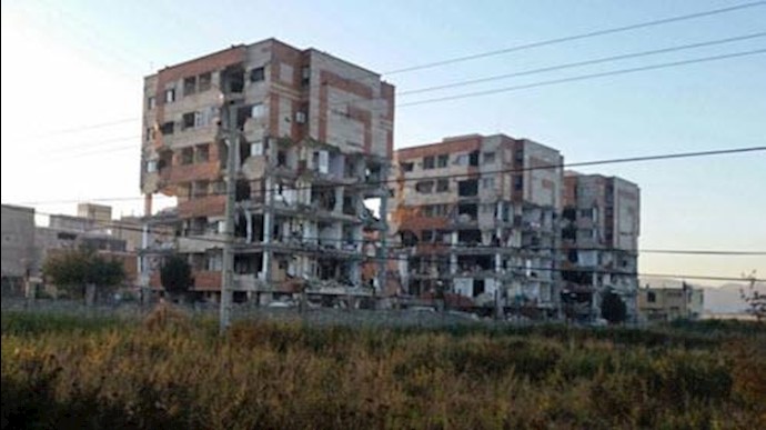 ساختمانهای مسکن مهر زلزله کرمانشاه