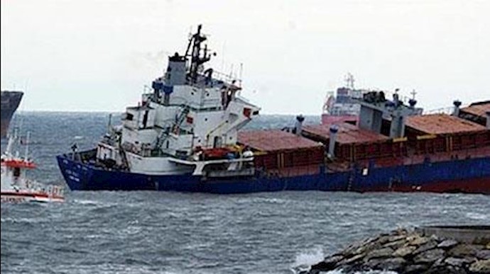 تصادم دو کشتی در آبهای کره جنوبی