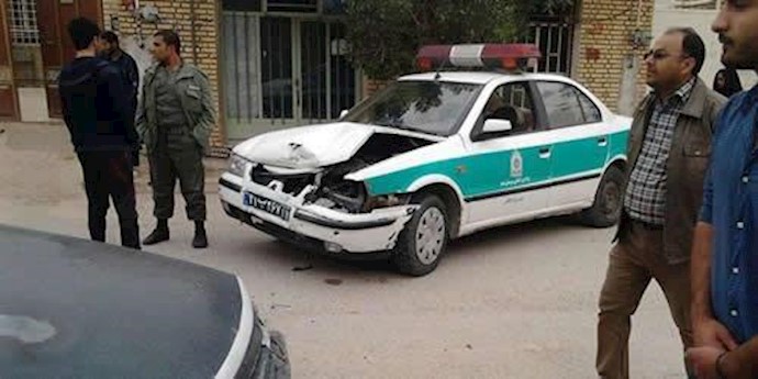 کشته شدن یکی از مأموران سرکوبگر نیروی انتظامی در تهران- آرشيو