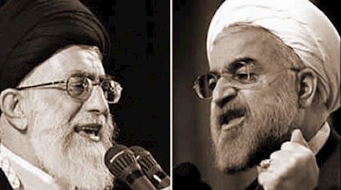 ولی فقیه ارتجاع و رئیس جمهور رژیم 