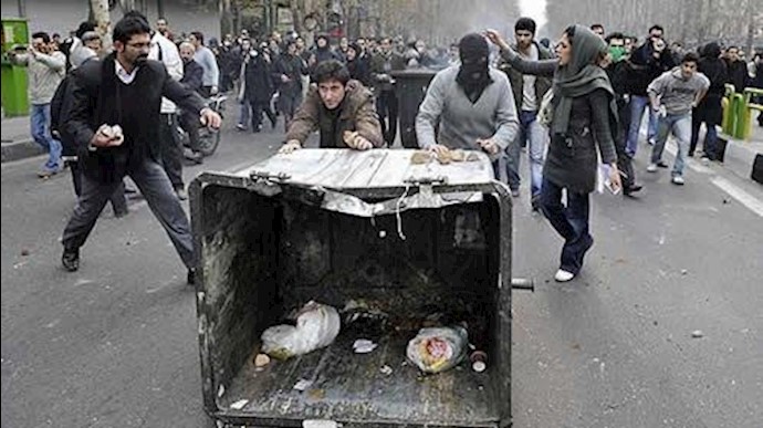 تصاویری از قیام 25 بهمن 95 علیه حکومت آخوندی