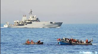 نجات صدها پناهجو از غرق شدن در سواحل مدیترانه