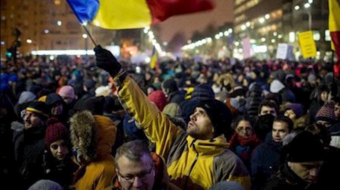 گسترش تظاهرات در رومانی