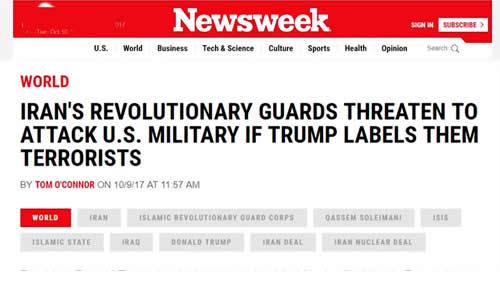 مک کلاچی انتظار می‌رود ترامپ سپاه پاسداران را به‌عنوان یک سازمان تروریستی اعلام کند