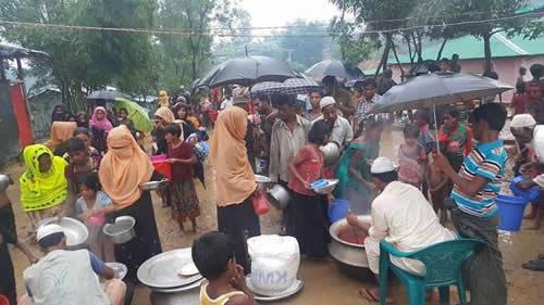 شمار آوارگان آراکانی در بنگلادش به ۸۰۰هزار نفر رسید