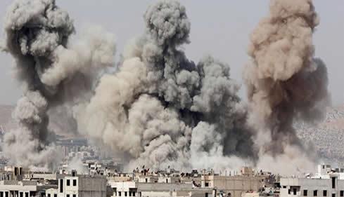 بمباران سوريه توسط بشار اسد