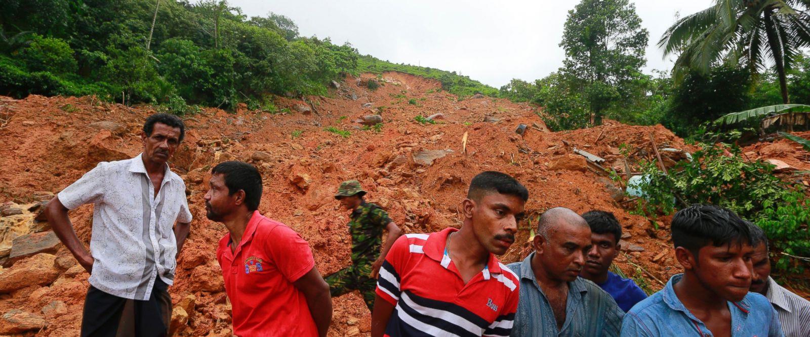 رانش زمین در سریلانکا ۱۰۰کشته و ۹۹مفقود