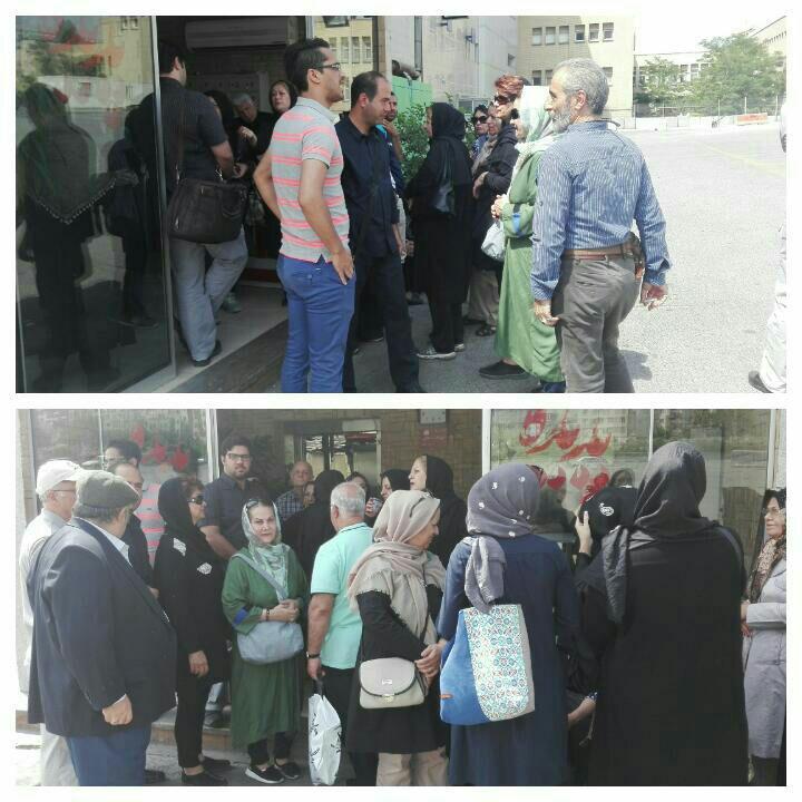 تجمع اعتراضي غارت‌شدگان مؤسسه کاسپین در مشهد؛ 