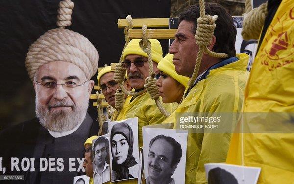 تظاهرات عظیم مقاومت ایران عليه آخوند شياد روحانی