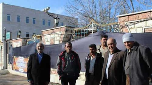 تجمع اعتراضی اهالی «روستای آب رزک» محمود آباد