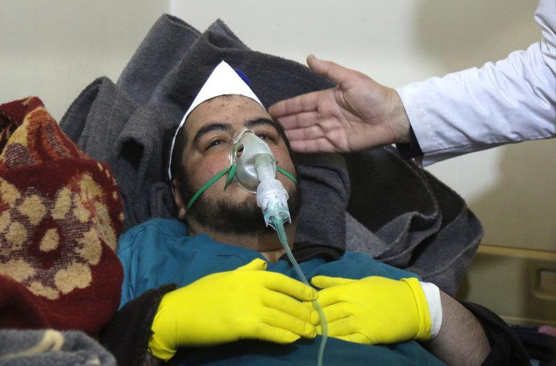 حمله وحشیانه رژیم اسد با گاز سمي به مردم سوريه 