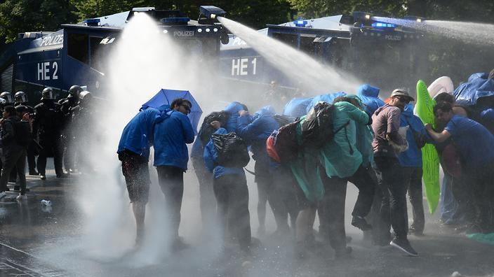 بیانیه جی 20 در کورانی از درگيريهای اعتراضی در هامبورگ صادر شد