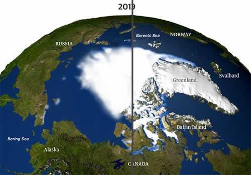 تغییرات آب و هوا: درقطب شمال