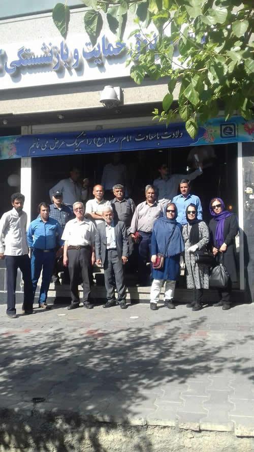  تجمع اعتراضی بازنشستگان فولاد در اهواز