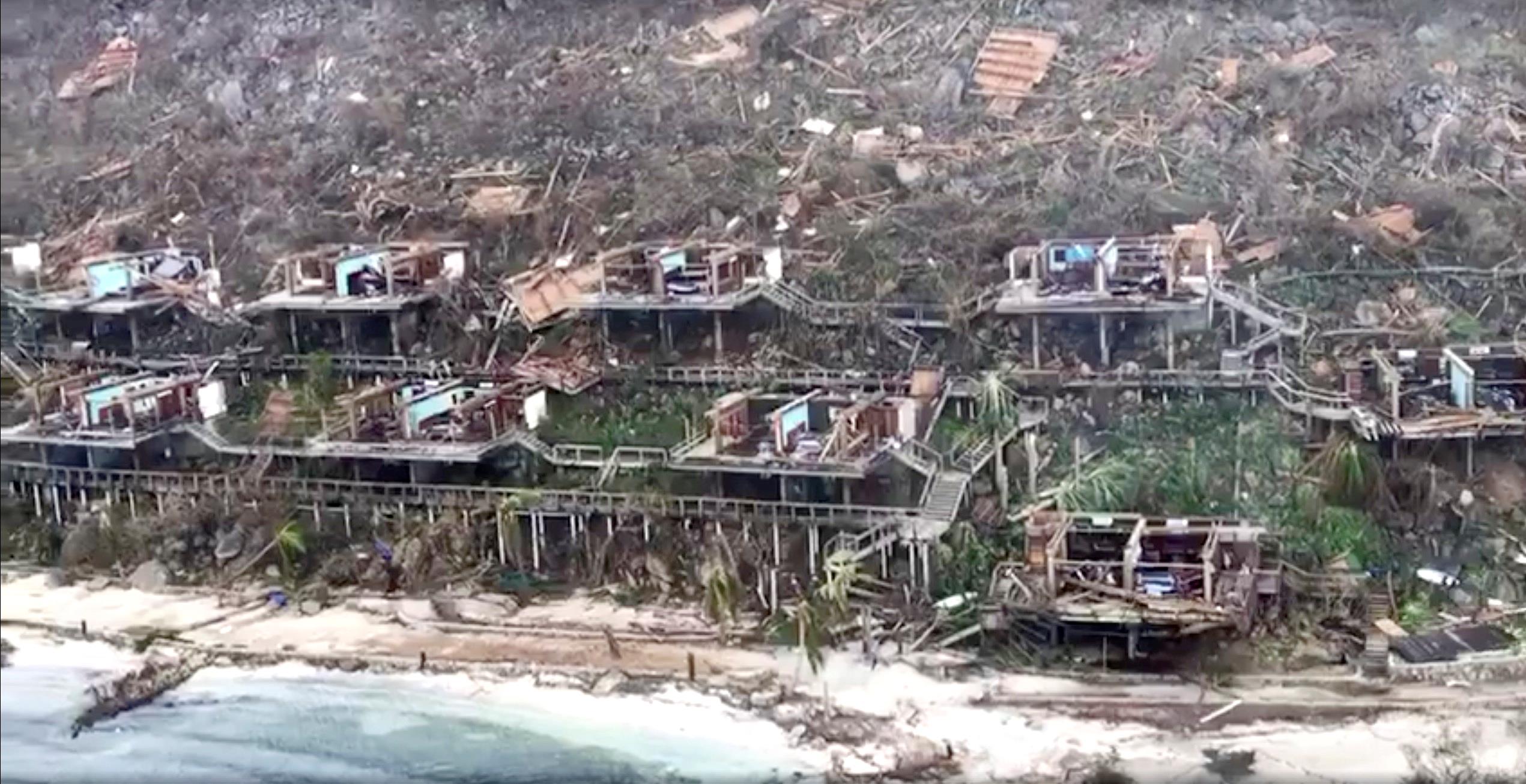 برخورد توفان ایرما با سواحل فلوریدا